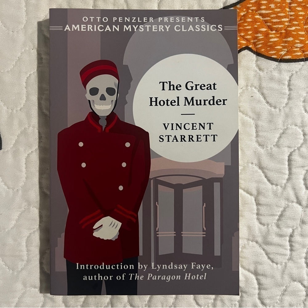 The Great Hotel Murder paperback book by Vincent Starrett